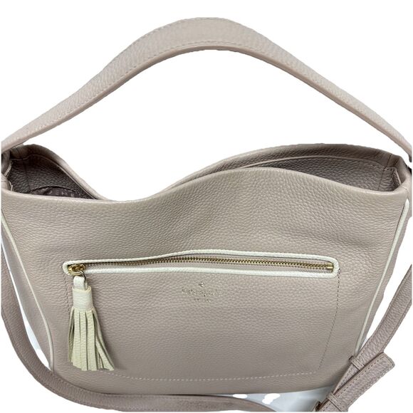 Kate Spade Michaela Chester Street Bag Blush Pebbled Leather Authentic - Picture 5 of 16